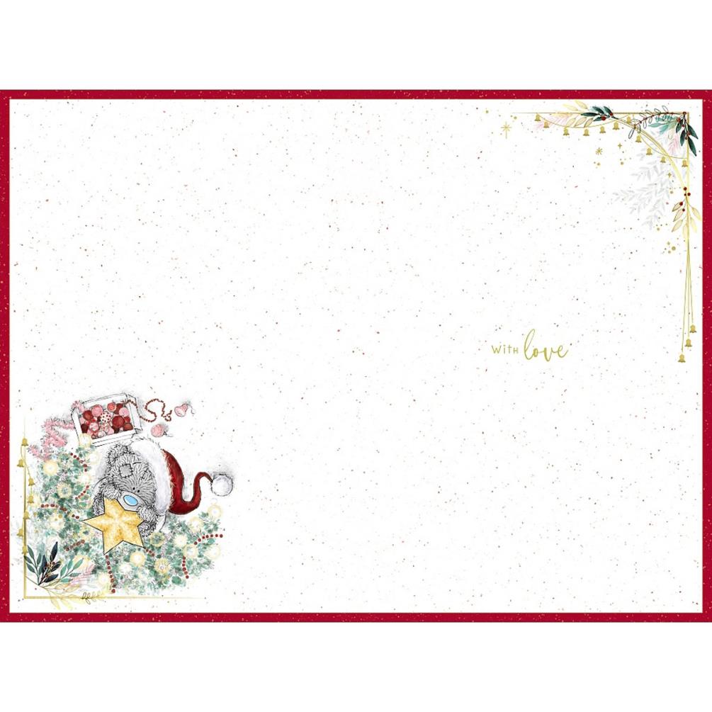 Decorating Tree Me to You Bear Christmas Card Extra Image 1